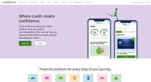 CreditKarma website. 