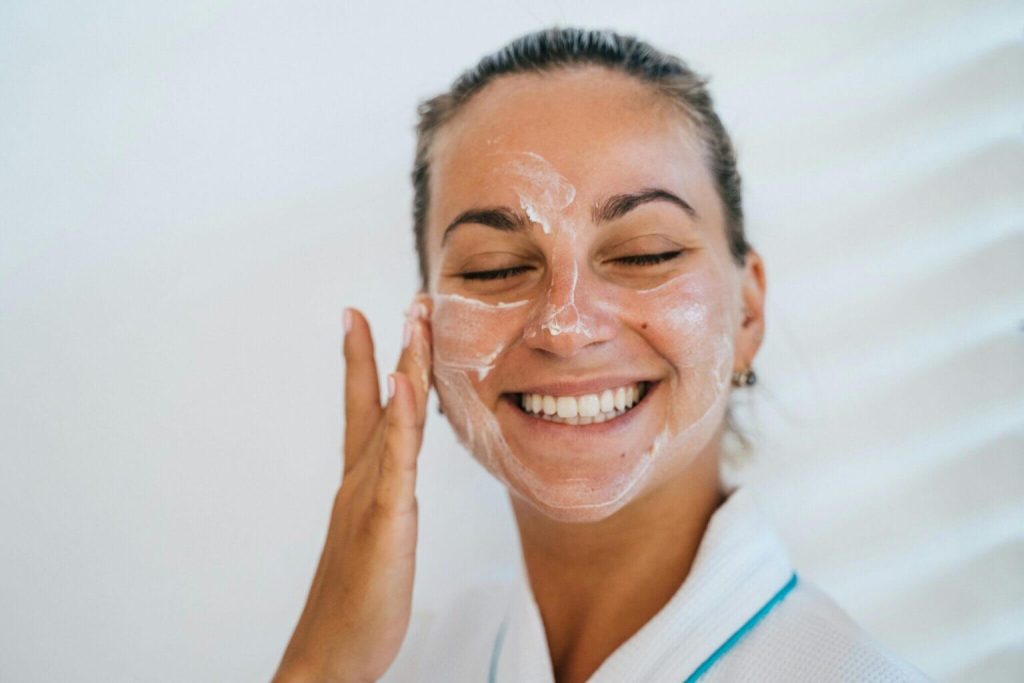 Step-by-step morning skincare routine.
