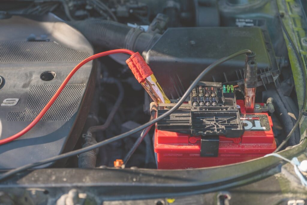Step-by-step how to jump start a car.